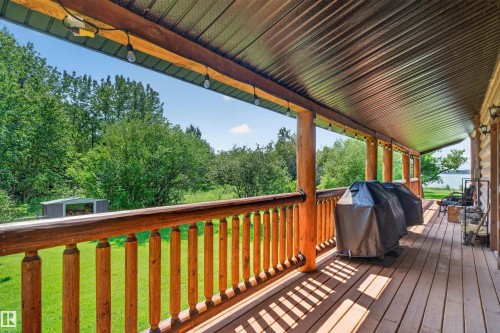 107 Idlehours Drive, Rural Barrhead County, AB - Outdoor With Deck Patio Veranda With Exterior