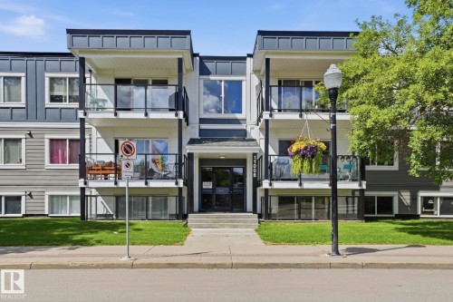 #15 11008 124 St Nw, Edmonton, AB - Outdoor With Balcony With Facade