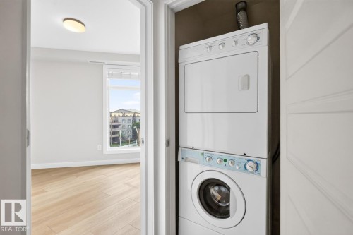 #405 10388 105 St Nw, Edmonton, AB - Indoor Photo Showing Laundry Room