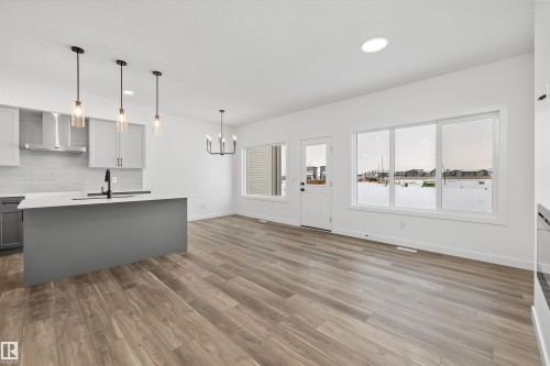18931 28 Avenue Nw, Edmonton, AB - Indoor Photo Showing Kitchen With Upgraded Kitchen