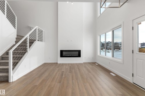 18927 28 Avenue Nw, Edmonton, AB - Indoor With Fireplace