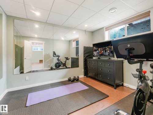 2825 Anderson Place Sw, Edmonton, AB - Indoor Photo Showing Gym Room