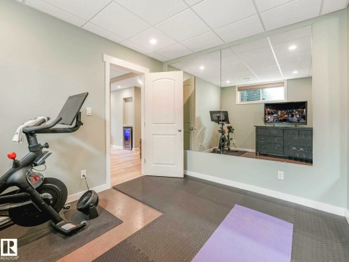 2825 Anderson Place Sw, Edmonton, AB - Indoor Photo Showing Gym Room