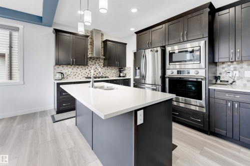2912 12 Avenue Nw, Edmonton, AB - Indoor Photo Showing Kitchen With Upgraded Kitchen