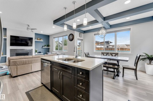 2912 12 Avenue Nw, Edmonton, AB - Indoor With Fireplace