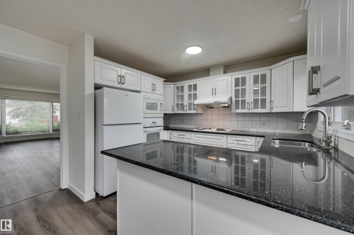 5507 179 Street Nw, Edmonton, AB - Indoor Photo Showing Kitchen With Double Sink