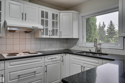 5507 179 Street Nw, Edmonton, AB - Indoor Photo Showing Kitchen With Double Sink