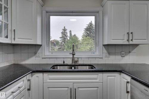 5507 179 Street Nw, Edmonton, AB - Indoor Photo Showing Kitchen With Double Sink
