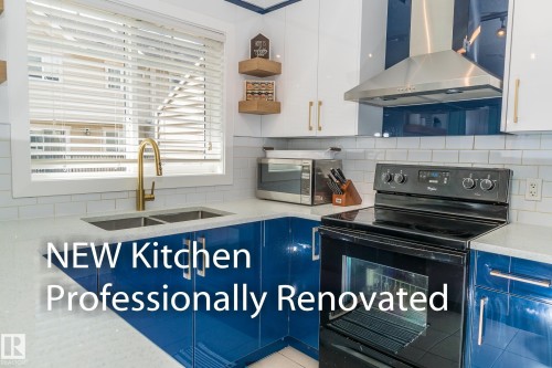 #13 7289 South Terwillegar Dr Nw, Edmonton, AB - Indoor Photo Showing Kitchen With Double Sink