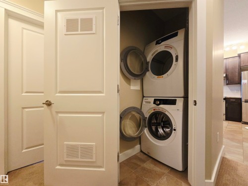 #21 11518 76 Av Nw, Edmonton, AB - Indoor Photo Showing Laundry Room