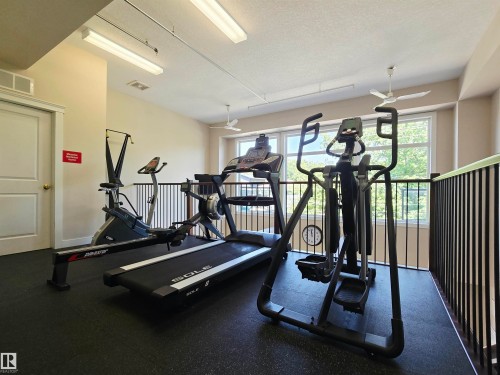 #21 11518 76 Av Nw, Edmonton, AB - Indoor Photo Showing Gym Room