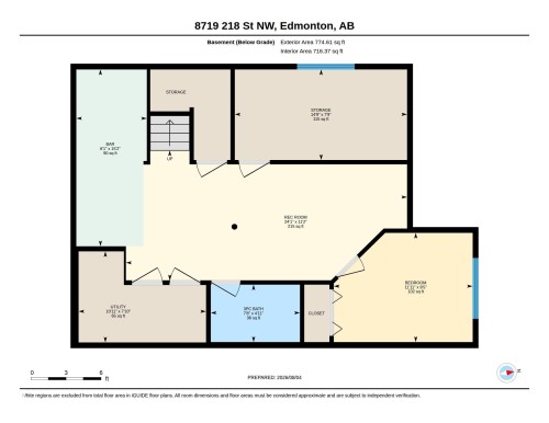 Floor plan - 8719 218 Street Nw, Edmonton, AB - Other