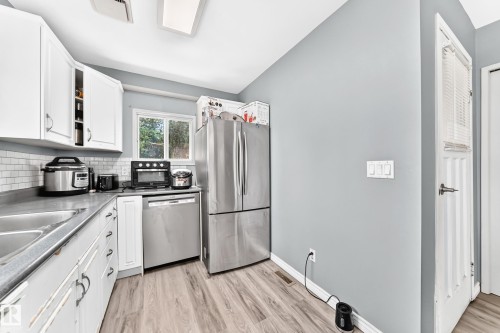 9031 150 Street Nw, Edmonton, AB - Indoor Photo Showing Kitchen With Double Sink