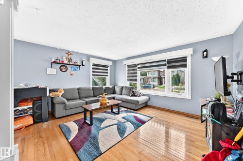 9031 150 Street Nw, Edmonton, AB - Indoor Photo Showing Living Room