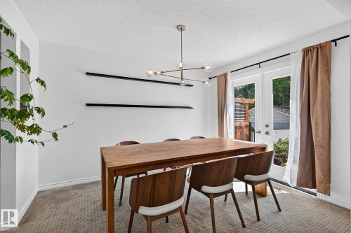 7707 156 Street Nw, Edmonton, AB - Indoor Photo Showing Dining Room