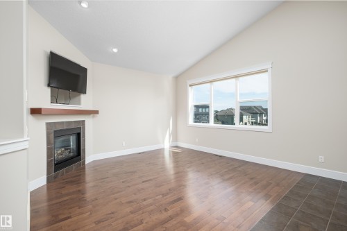 65 Lakewood Boulevard, Beaumont, AB - Indoor With Fireplace