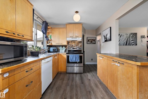 14220 58 Street Nw, Edmonton, AB - Indoor Photo Showing Kitchen