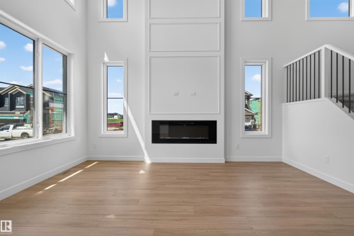 273 Paterson Link Sw, Edmonton, AB - Indoor With Fireplace
