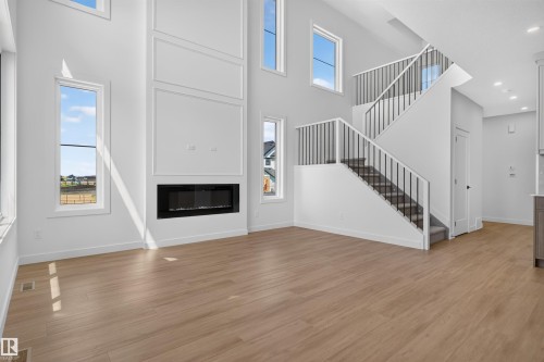 273 Paterson Link Sw, Edmonton, AB - Indoor With Fireplace