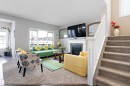 1312 26 Avenue Nw, Edmonton, AB  - Indoor Photo Showing Living Room With Fireplace 