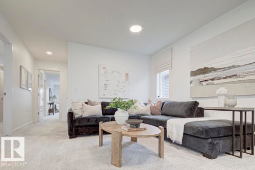4570 Chegwin Wynd Sw, Edmonton, AB - Indoor Photo Showing Living Room