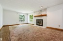 14012 120 Street Nw, Edmonton, AB  - Indoor Photo Showing Living Room With Fireplace 