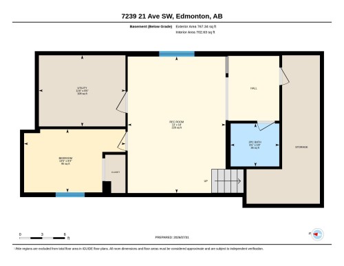 Floor plan - 7239 21 Avenue Sw, Edmonton, AB - Other