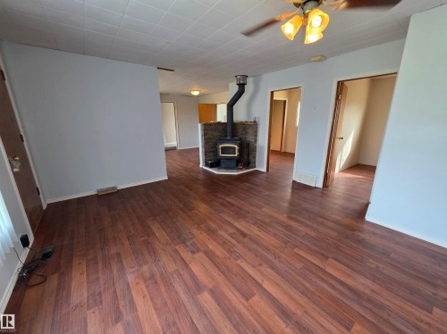 Primary Bedroom with laminate flooring - Rural St. Paul County, AB 