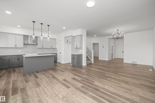 17623 7 Street Ne, Edmonton, AB - Indoor Photo Showing Kitchen With Upgraded Kitchen
