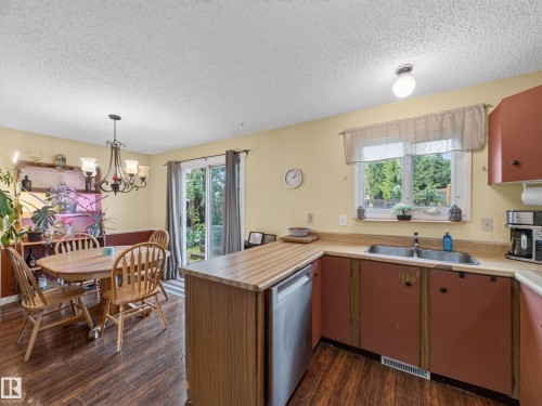 3503 42A Avenue Nw, Edmonton, AB - Indoor Photo Showing Kitchen With Double Sink