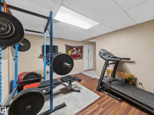 3503 42A Avenue Nw, Edmonton, AB - Indoor Photo Showing Gym Room