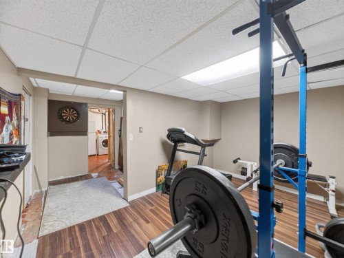 3503 42A Avenue Nw, Edmonton, AB - Indoor Photo Showing Gym Room