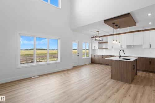 782 Bank Drive, Leduc, AB - Indoor Photo Showing Kitchen With Upgraded Kitchen
