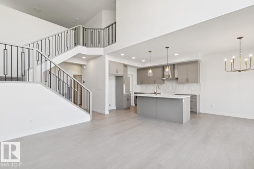 5033 Cawsey Link Sw, Edmonton, AB - Indoor Photo Showing Kitchen With Upgraded Kitchen