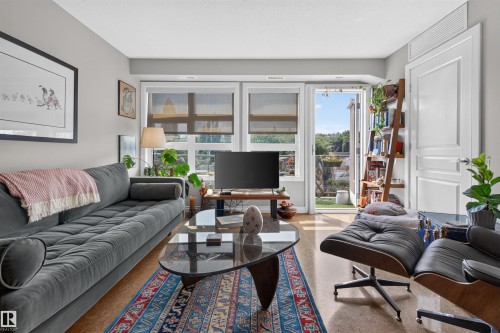 #301 9603 98 Av Nw, Edmonton, AB - Indoor Photo Showing Living Room