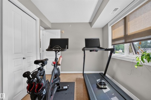 #301 9603 98 Av Nw, Edmonton, AB - Indoor Photo Showing Gym Room