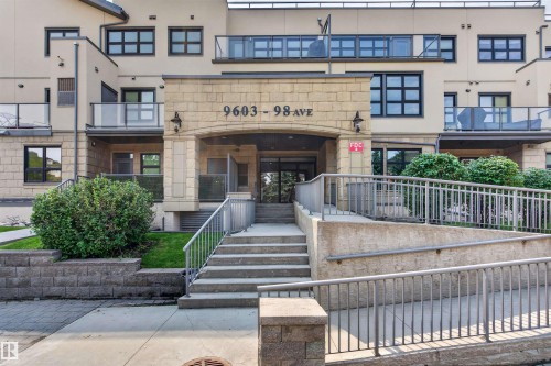 #301 9603 98 Av Nw, Edmonton, AB - Outdoor With Balcony With Facade