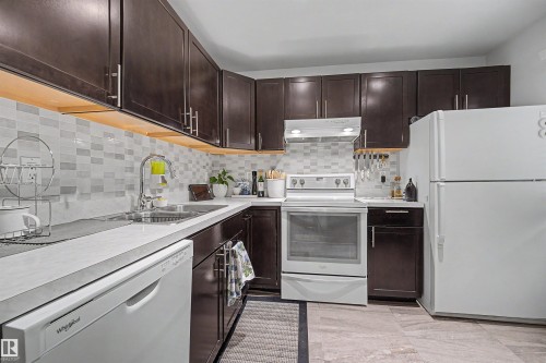 5420 146 Avenue Nw, Edmonton, AB - Indoor Photo Showing Kitchen With Double Sink