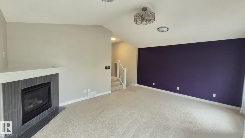 131 57 Street Sw, Edmonton, AB - Indoor Photo Showing Other Room With Fireplace