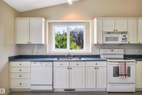 20 Highland Crescent, St. Albert, AB - Indoor Photo Showing Kitchen With Double Sink
