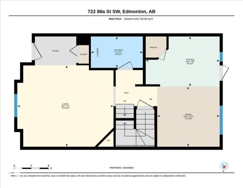 Floor plan - 722 88A Street Sw, Edmonton, AB - Other