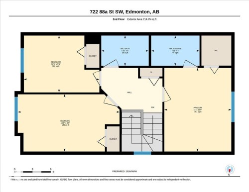 Floor plan - 722 88A Street Sw, Edmonton, AB - Other