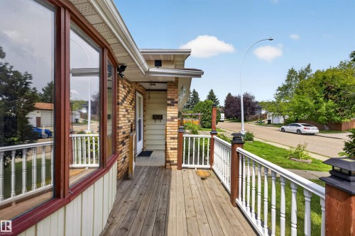 6348 34A Avenue Nw, Edmonton, AB - Outdoor With Deck Patio Veranda With Exterior