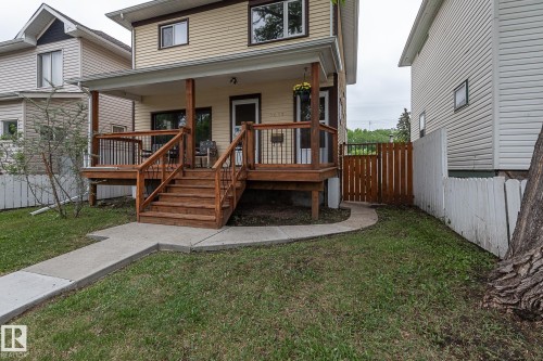 9623 110A Avenue Nw, Edmonton, AB - Outdoor With Deck Patio Veranda