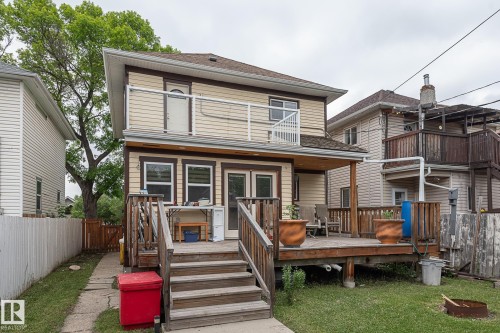 9623 110A Avenue Nw, Edmonton, AB - Outdoor With Deck Patio Veranda