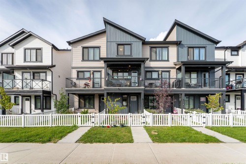 1172 Aster Boulevard Nw Nw, Edmonton, AB - Outdoor With Balcony With Facade