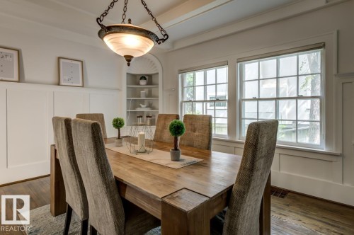 11619 Saskatchewan Drive Nw, Edmonton, AB - Indoor Photo Showing Dining Room