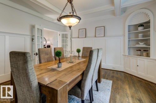 11619 Saskatchewan Drive Nw, Edmonton, AB - Indoor Photo Showing Dining Room
