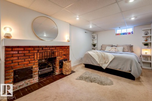 11619 Saskatchewan Drive Nw, Edmonton, AB - Indoor With Fireplace