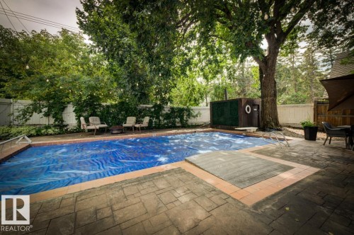 11619 Saskatchewan Drive Nw, Edmonton, AB - Outdoor With In Ground Pool With Backyard